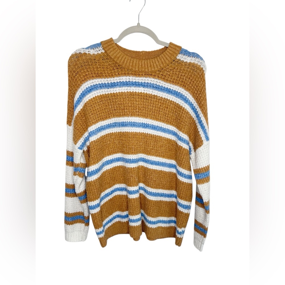 AMERICAN EAGLE Knit Striped Sleeve Sweater Size XS